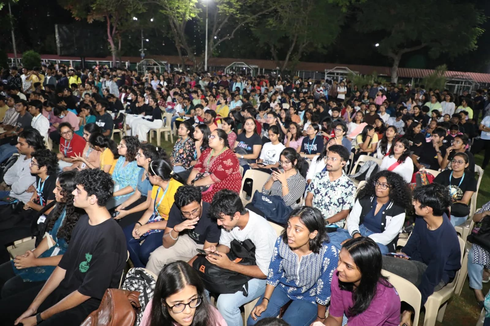 Student Delegates at Open-Air Celebration
